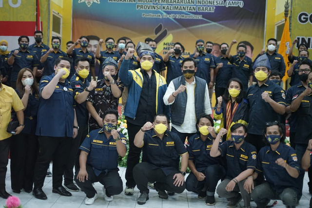 Arief Rinaldi terpilih sebagai Ketua AMPI Kalbar. Foto: Dok Hi!Pontianak