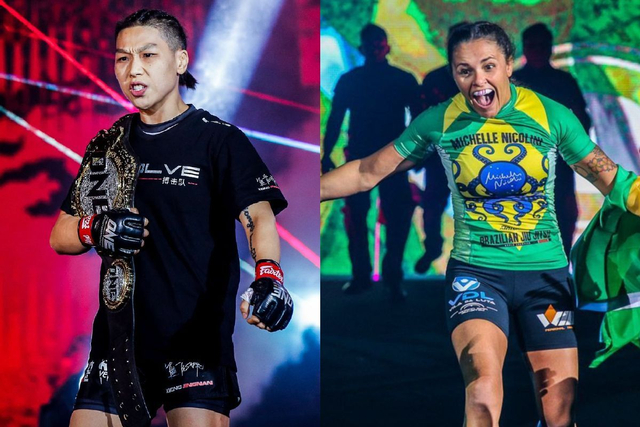 Xiong Jing Nan (kiri) akan hadapi Michele Nicollini dalam ajang ONE: EMPOWER Mei mendatang (ONE Championship)