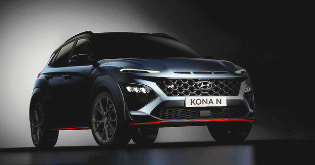 Tampilan depan Hyundai Kona N. Foto: dok. Hyundai
