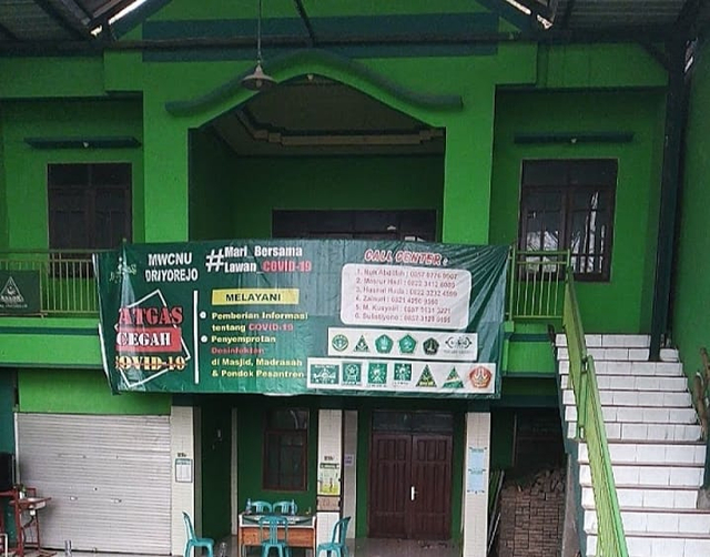 Kantor MWCNU Driyorejo Gresik (Dok.ArifMusthofa;GoogleMaps)