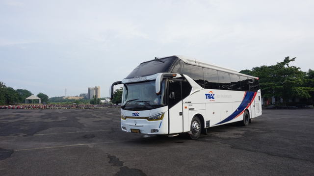 Layanan Bike by Bus Trac-Astra berupa sewa bus untuk angkut sepeda dan pemiliknya. Foto: dok. Trac-Astra