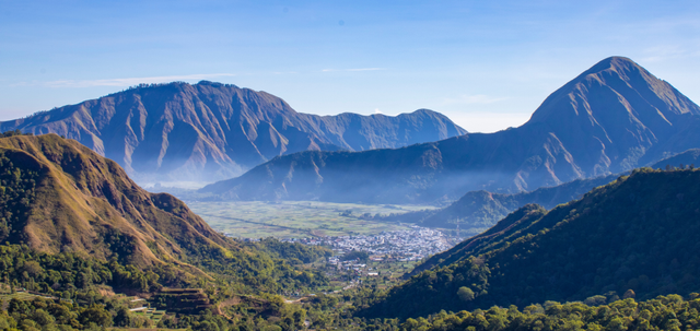 Green Mountains Under Blue Sky / Adhista from Pexels