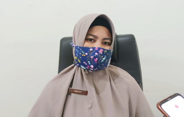 Kepala Bidang Pajak Daerah, Bakuda Bangka Selatan, Susanti.