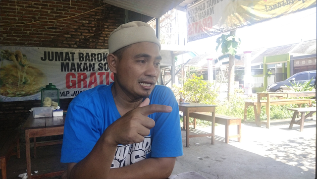 Joko Tri Harmanto, mantan terpidana kasus terorisme yang pernah terlibat dalam kasus Bom Bali I