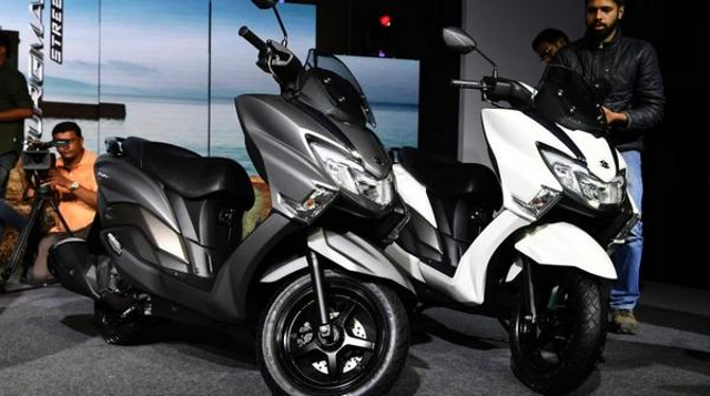 Suzuki Burgman Street 125 di India. Foto: MME Motorcycles.