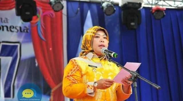 Bupati Kotawaringin Barat, Nurhidayah. Foto: Prokom