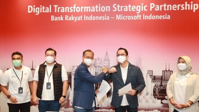 BRI jalin kerja sama dengan Microsoft. Foto: Dok. BRI