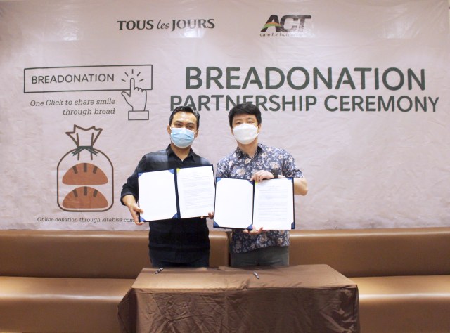 MELALUI BREADONATION, TOUS LES JOURS DAN AKSI CEPAT TANGGAP PENUHI PANGAN