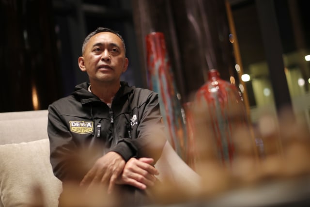 Pemain catur, Dadang Subur atau yang dikenal dengan panggilan Dewa kipas. Foto: Aditia Noviansyah/kumparan