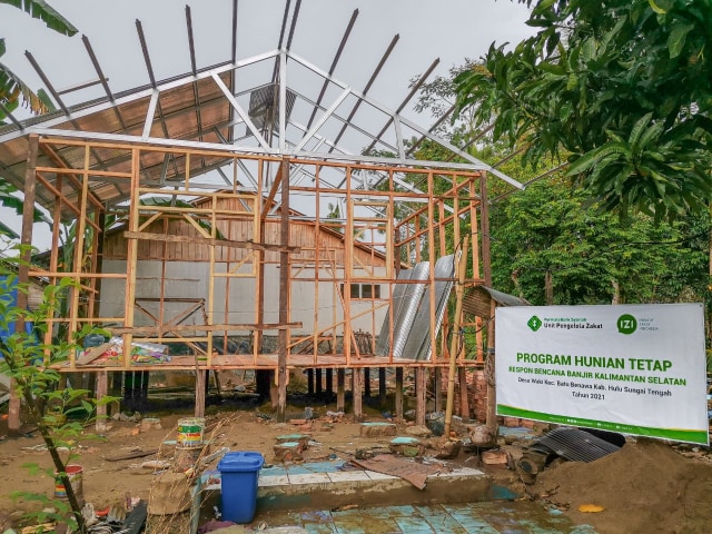 Bank Permata Syariah dan IZI Siap Bangun Hunian Tetap untuk Penyintas Banjir Kalsel