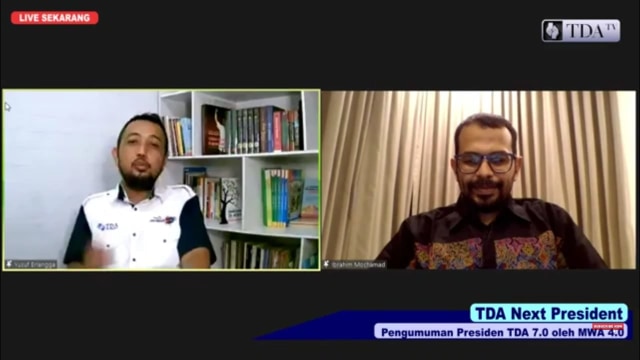 Ibrahim Mochamad Bafagih (kanan) Presiden TDA 7.0 (dok/TDA).