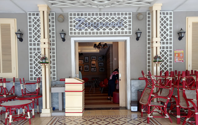 Kedai es krim Zangrandi berusia 96 tahun yang terancam tutup. Foto-foto: Masruroh/Basra