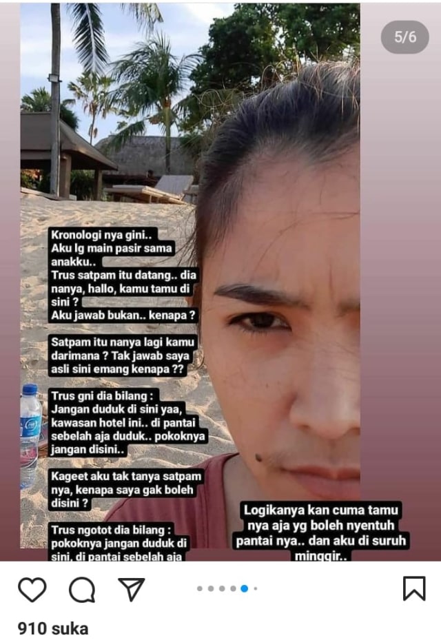 Screeenshot unggahan di instagram - IST -