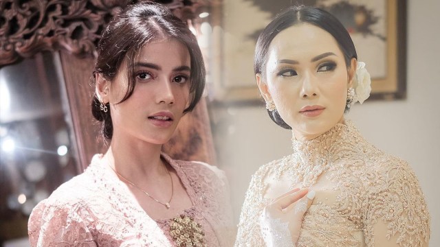 Gaya Kalina Oktarani dan Sabrina Chairunnisa. Foto: Instagram/Sabrina Chairunnisa dan Kalina