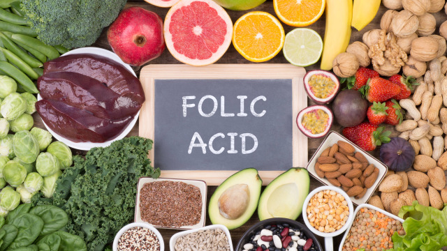 Ilustrasi makanan yang mengandung asam folat. Foto: Shutter Stock