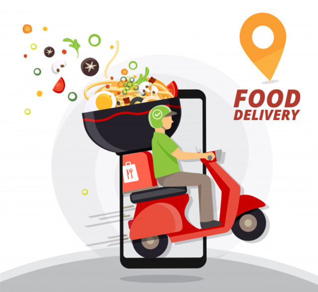 Ilustrasi foto food delivery. Sumber: www.Freepik.com