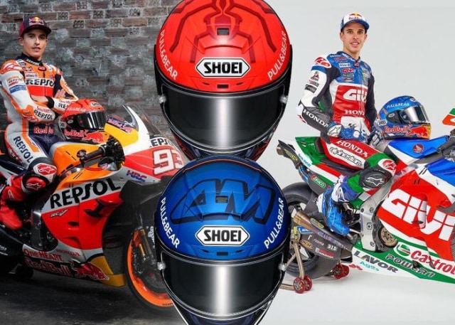 Tampilan Shoei X-14 replika yang dijual di Indonesia. Foto: PT Prakarsa Bangun Sarana
