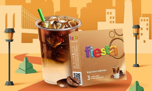 Rasa kopi susu kekinian adalah salah satu varian kondom yang diluncurkan oleh Fiesta. Foto: Instagram @fiestacomdoms 
