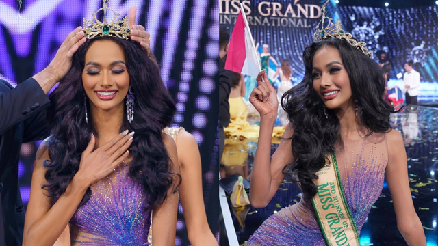 Aurra Kharishma Raih Gelar Runner-up 3 di Miss Grand International 2020 Foto: Instagram
