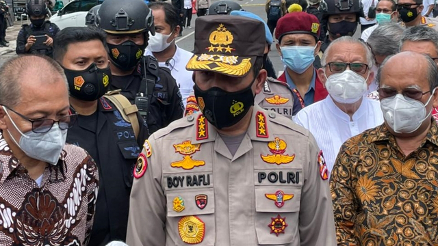 Kepala Badan Nasional Penanggulangan Terorisme (BNPT) Boy Rafli Amar di Makassar, Sulawesi Selatan, Senin (29/3). Foto: Dok. Istimewa