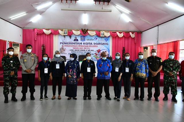 Pendataan Keluarga Tahun 2021 di Kota Sorong, mulai dilaksanakan tanggal 1 April sampai 31 Mei 2021, foto : Yanti/Balleo News