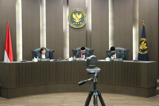 Ilustrasi sidang DKPP. Foto: dok DKPP