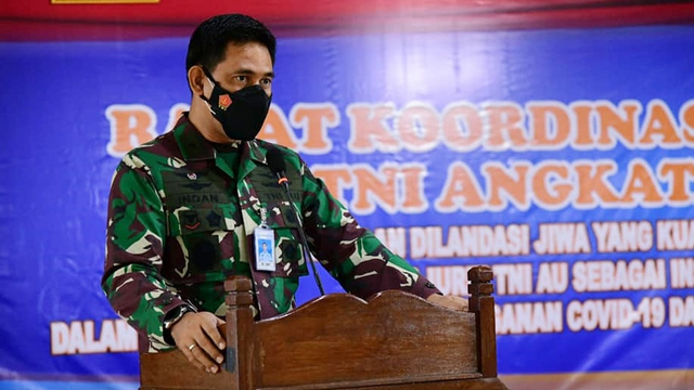 Kadispen TNI AU Marsma TNI Indan Gilang Buldansyah.
 Foto: Facebook/TNI Angkatan Udara
