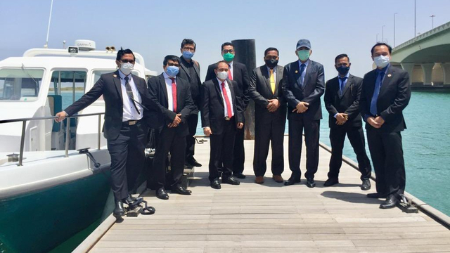 Rombongan delegasi Aceh berkunjung ke kawasan wisata milik Murban Energy di Abu Dhabi, Uni Emirat Arab (UEA). Foto: Humas Setda Aceh