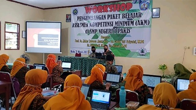 Workshop Pengembangan Paket Belajar Assessmen Kompetensi Minimum.(dok)