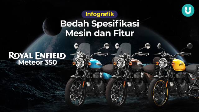 Infografik Spesifikasi dan Fitur Royal Enfield Meteor 350 Foto: dok. kumparan