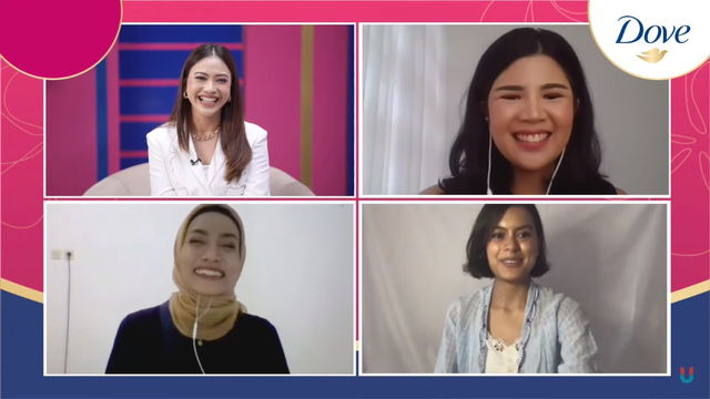 Virtual Conference Women's Week 2021 bersama Eva Celia, Indah Sundari dan DOVE. dok. kumparan