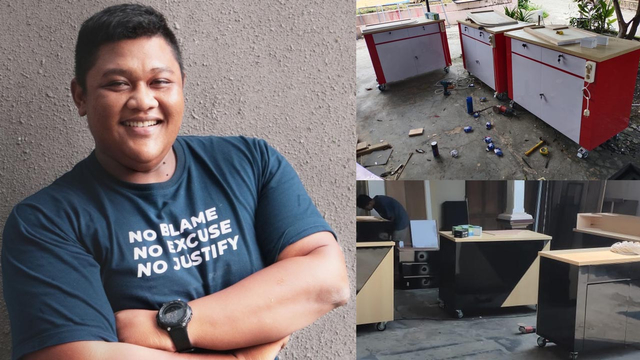 Amiruddin Maulansyah dengan sejumlah projek home decor dan interior. (dok/pribadi)