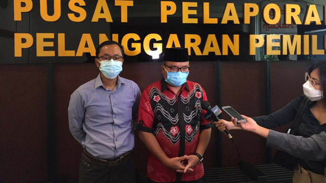 Calon Gubernur Kalimantan Selatan, H. Denny Indrayan sambangi Bawaslu RI. Foto: Dok. Istimewa