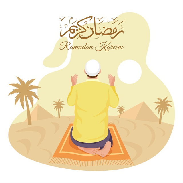Ilustrasi Doa Ramadhan, sumber: https://www.freepik.com/