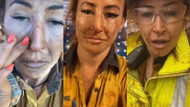 Viral Perempuan Kerja di Pertambangan tapi Pakai Extension Bulu Mata. Foto: dok. Instagram