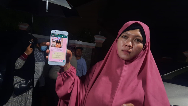 Diana, salah satu korban investasi EDC Cash di Bekasi.  Foto: Dok. Istimewa