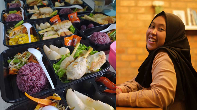 Widya Artika Sari dan produk Healthybites. dok/pribadi