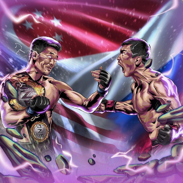Christian Lee (kiri) akan mempertahankan sabuk Juara Dunia ONE Lightweight dari tantangan Timofey Nastyukhin di ONE on TNT II pada Kamis, 15 April. Foto: theartofmma.com
