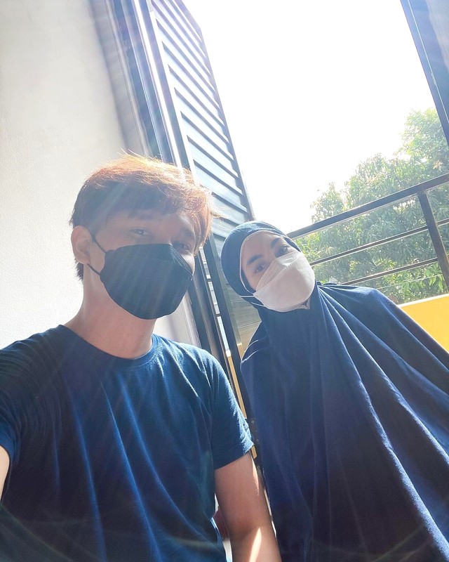 Anisa Rahma dan suaminya. Foto: Instagram/Anisa Rahma