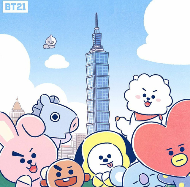 Karakter BT21 Foto: Instagram/ @bt21_official