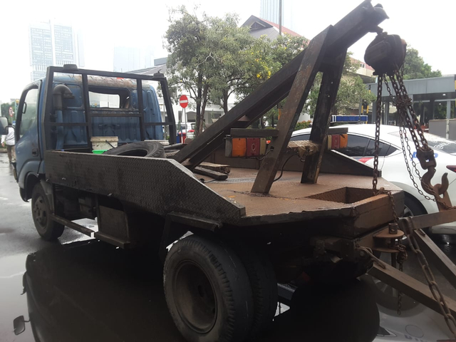 Derek liar yang diamankan Ditlantas Polda Metro Jaya. Foto: Dok. Istimewa