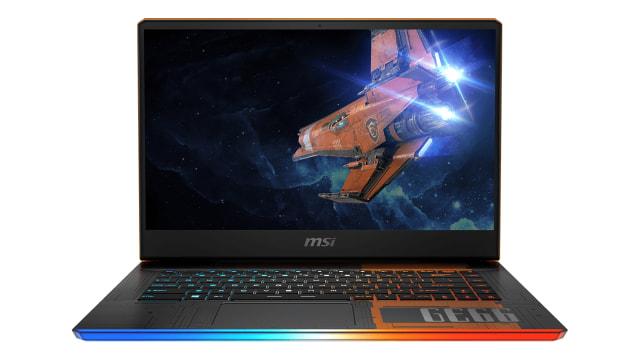 Laptop gaming edisi terbatas MSI GE66 Raider Dragonshield. Foto: MSI