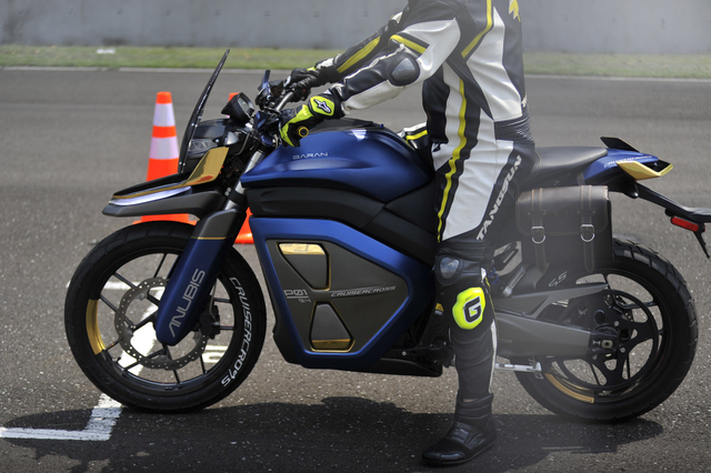 Tampilan motor listrik Anubis Cruisercross. Foto: dok. Baran Energy