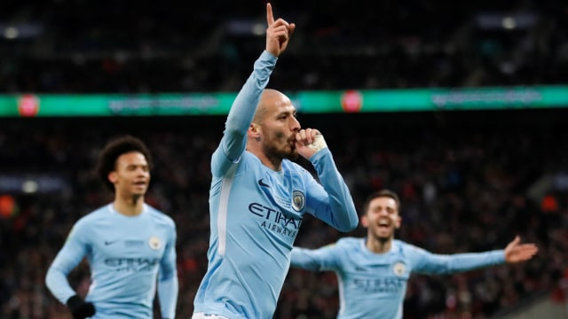 David Silva ketika memperkuat Manchester City. (Foto: Reuters/Carl Recine)
