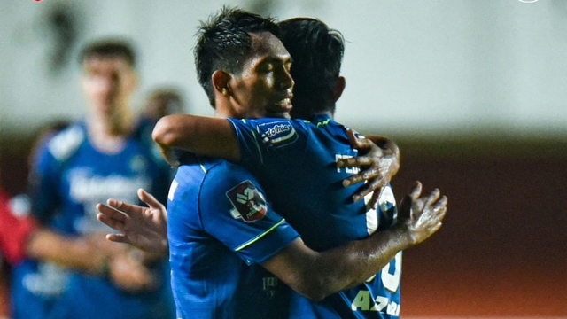 Laga PS Sleman vs Persib Bandung di Piala Menpora 2021. Foto: Instagram/@persib