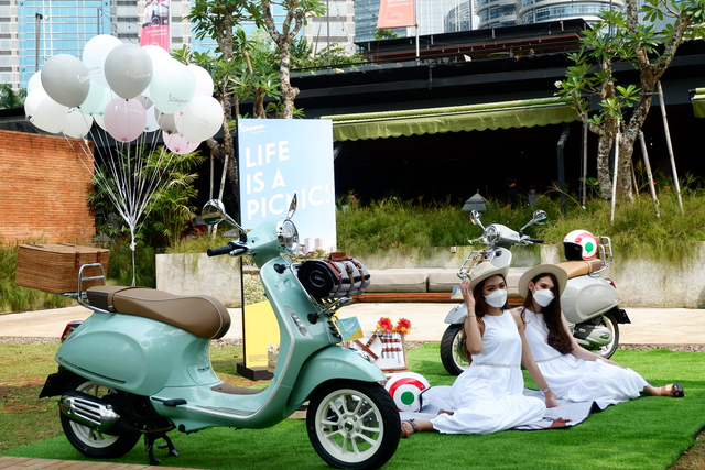 Vespa Primavera Picnic. Foto: Aditya Pratama Niagara/kumparan