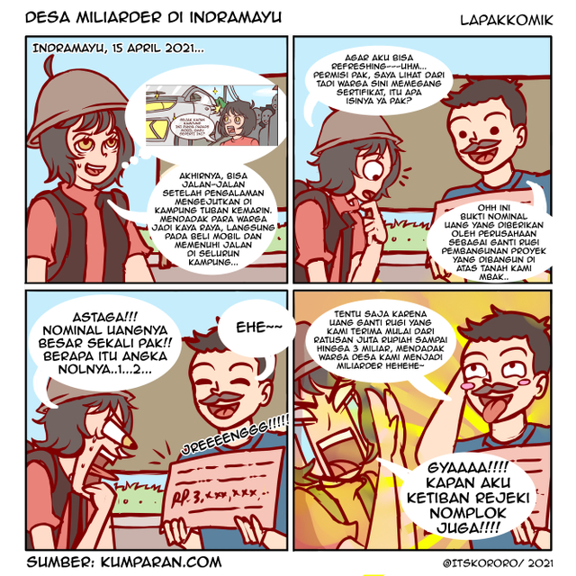 Komik: Desa miliarder di Indramayu (1)