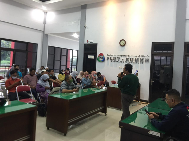 Aplikasi ELoza saat disosialisasikan pada anggota TDA Tulungagung. dok/pribadi
