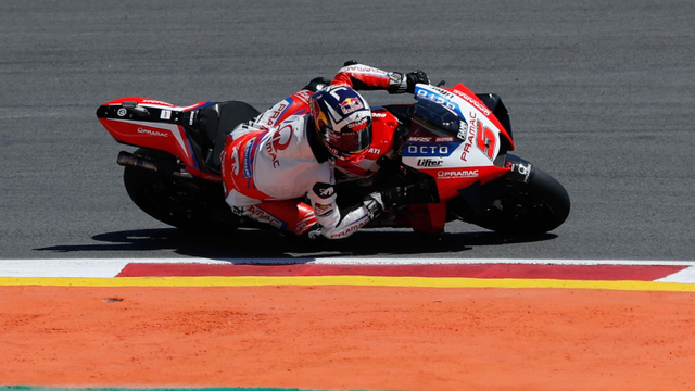 Pramac Racing, Johann Zarco di MotoGP, Sirkuit Internasional Algarve, Portimao, Portugal - 18/4/2021. Foto: Pedro Nunes/REUTERS