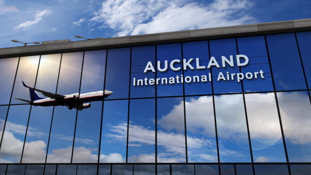 Ilustrasi bandara Auckland, Selandia Baru. Foto: Shutterstock